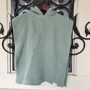 ZICOTO Soft Hooded Waffle Cotton Beach Towel for Kids